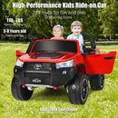 2*12V Licensed Toyota Hilux Ride-On Truck Car 2-Seater 4WD with Remote Control and Custom Paint