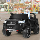 24V Authentic Toyota Hilux Electric Ride-On Truck 2-Seater 4x4 with Remote Control - Jet Black