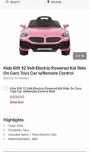 12V Electric Ride-On Car for Kids with Remote Control - Perfect Gift for Children