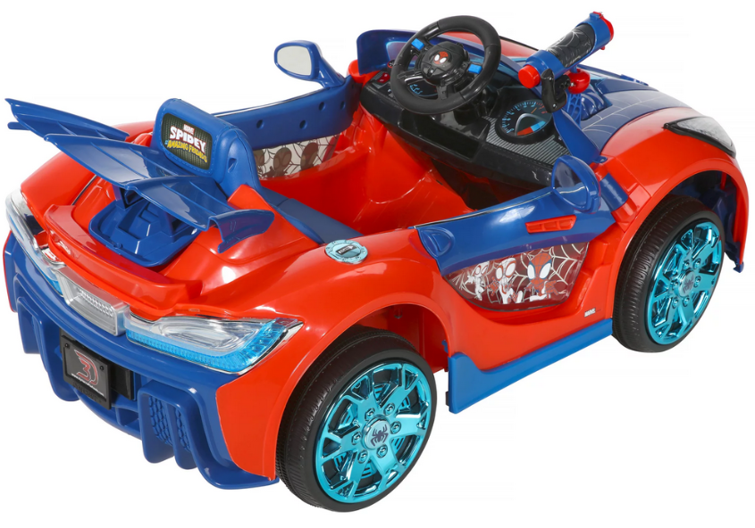 Spiderman Electric Ride On Car for 3 Year Old Boys Perfect Gift for