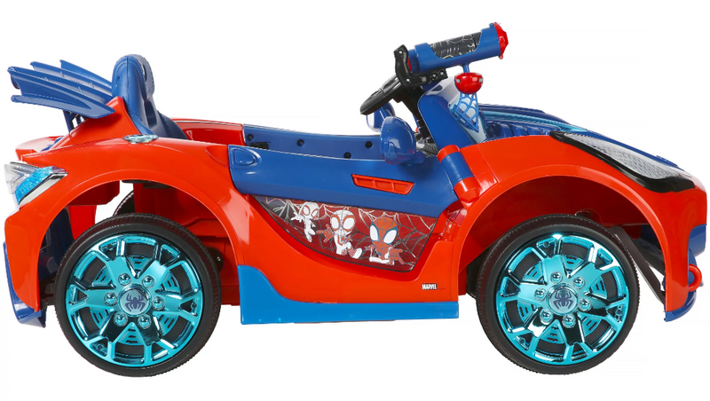 Spiderman battery on sale powered car