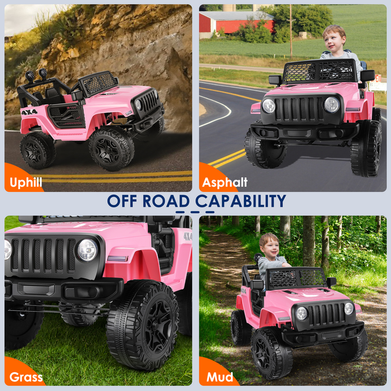 Remote Ride On Trucks Ultimate Fun Ride-On Truck for Kids: Remote Control, Music, Suspension