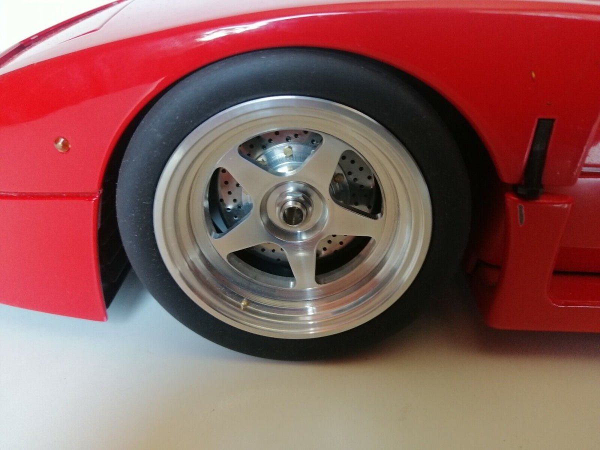Pneus Slicks OZ Racing Pour Ferrari F40 LM - 1/8 Pocher - Neufs