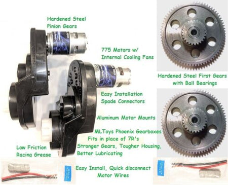 Upgrade Your Power Wheels Dune Racer with MLToys Stage IV 775 Motors